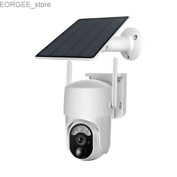 Altre fotocamere CCTV Gadinan 4G WiFi PTZ Solar Camera da 3MP Batteria integrata BATTERE incorporata da 2,8 mm Wireless Surveillance Surveillance Motion Detection Camera IP Y240403