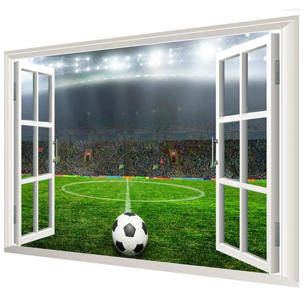 Tapeten Fußball Geschenk Wanddekoration Dekorative Gemälde Poster PVC Raumaufkleber für Jungen Schlafzimmer