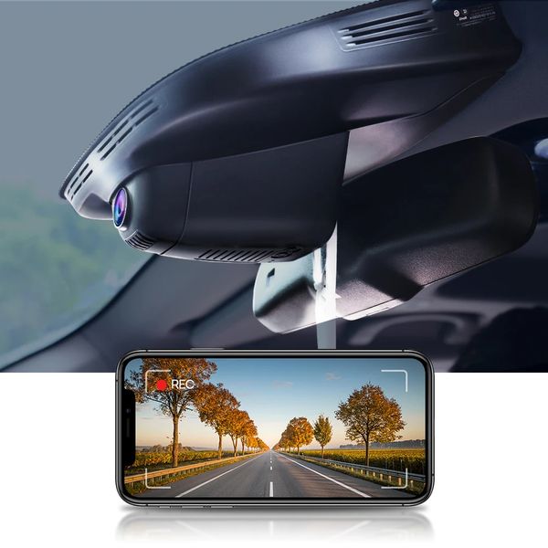 Alfa için Araba DVR Romeo Giulia Stelvio Quadrifoglio Qv Veloce Sprint Honsoecam 4K Dash Cam Otomatik Kamera Daslama