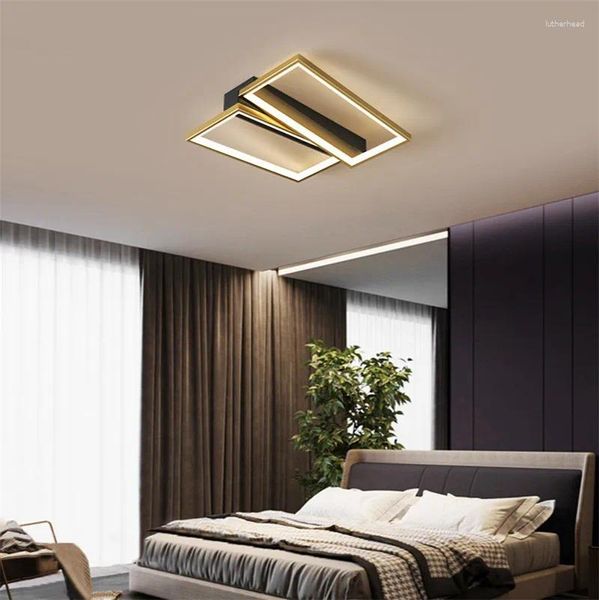 Luzes de teto Retangel/quadrado/redondo para sala de estar LED MODERE