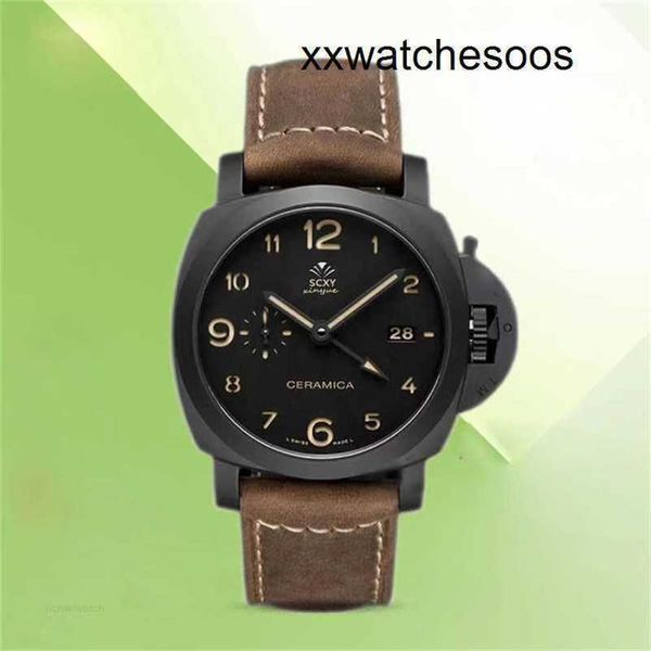 Top Clone Männer Sport Uhr Panera Luminor Automatische Bewegung Outdoor High -End -Jugendblau gutaussehender Tisch Super Super