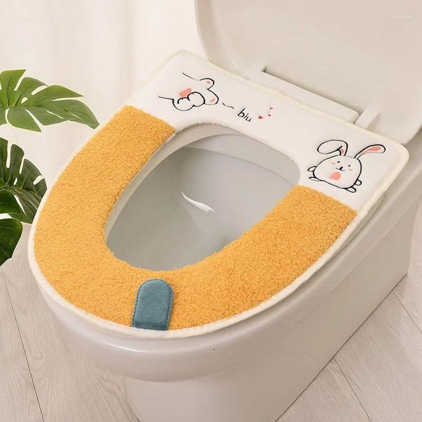 Toilettensitz bedeckt die wasserdichte Matte im Herbst und Winter, die universelle klebrige Waschmaschine mit griff süßer sitzender Abdeckung