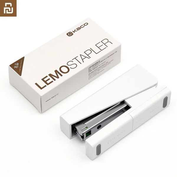 Kontrolle Kaco Lemo Stapler 24/6 26/6 mit 100pcs Heftklammern für die Papierbüroschule verbleibende Erinnerung für Xiaomi Smart Home