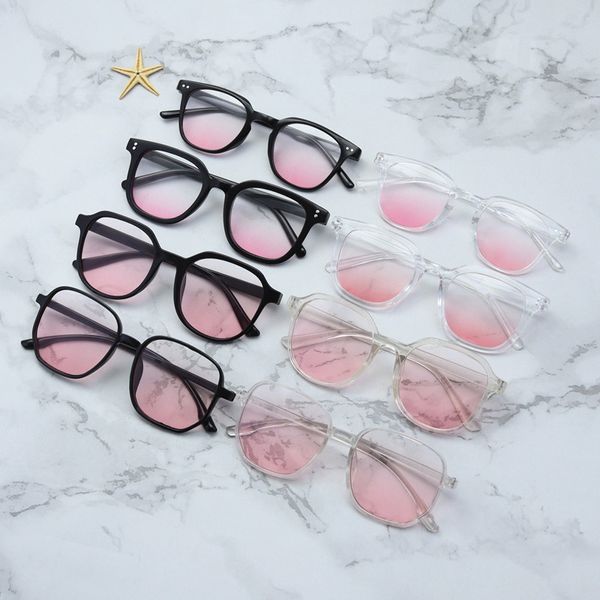 NEU Pure Blush Brille Shake Ton Little Red Book Explosions einfache Artefakte All-Match-Atmosphäre Biges Gesicht Schlampe Sonnenbrille