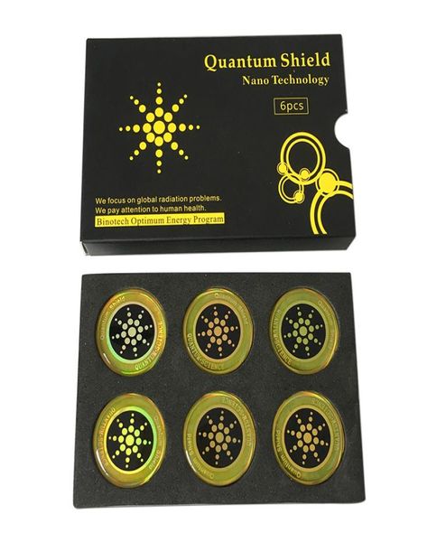 Adesivo protetor quântico para celular, adesivo para proteção anti-radiação de celular emf fusion excel antiradiação 6pcsbox4436009