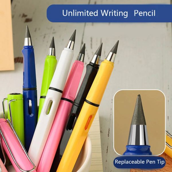 Scrittura illimitata Set di matite senza inchiostro Penna cancellabile nuova tecnologia Magic Pencils for Art Sketch Painting Tool Regalo per bambini