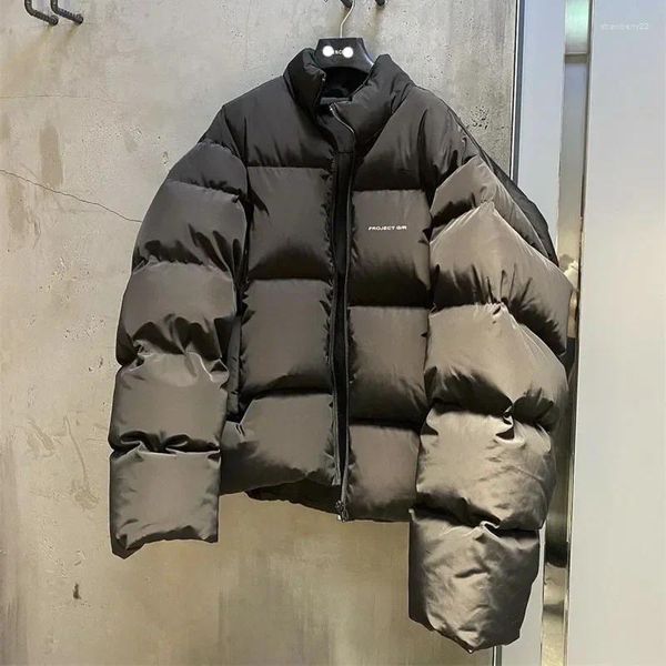 Herrenjacken Fasionsprojekt G/R Silhouette Schnittbrot Baumwolljacke Schwarz SML Hip Hop