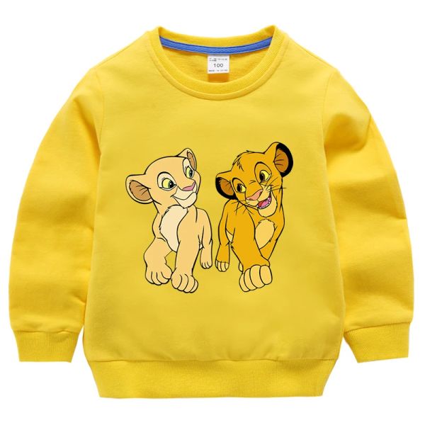 Suprimentos o rei Lion Simba Cartoon Impresso Autumn Rous