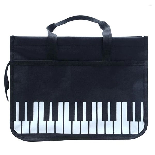 Totes Piano Keys Livros Use mensageiro resistente a telefones de grande capacidade, bolsa de ombro casual de ombro de ombro de ombro de água espessada estudante