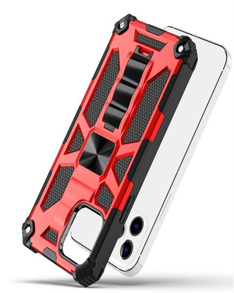 Per OnePlus Nord N200 5G Case di telefono cellulare Shell Miscelato PC misto TPU Hybrid Armor Kickstand Shock Aound Cover B4811825