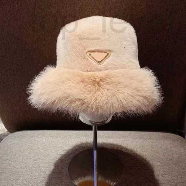 Gorro/crânio Caps Designer Designer Luxurro Inverno Furry Fisherman Hap imitação Mink Hair Ocean Basin Fashion Trend Women's Ski Men's Travel Brand Cap 8cqh