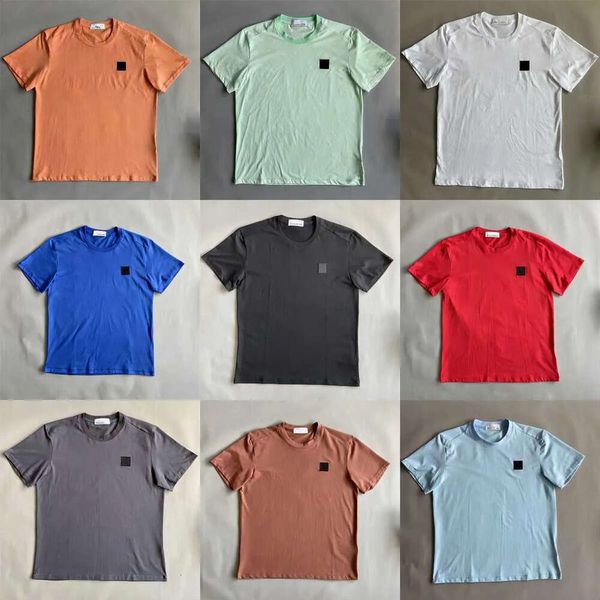 2024 MENS TSHIRTS MAN UNISEX MODO GEOMETRICA MODATTA T SRT SIMPA COMPETTO ANCHI TEES DONNE DONNE ISOLA SANSEVE CHUASTURA CASUALE RICONCATO OUTDOOR