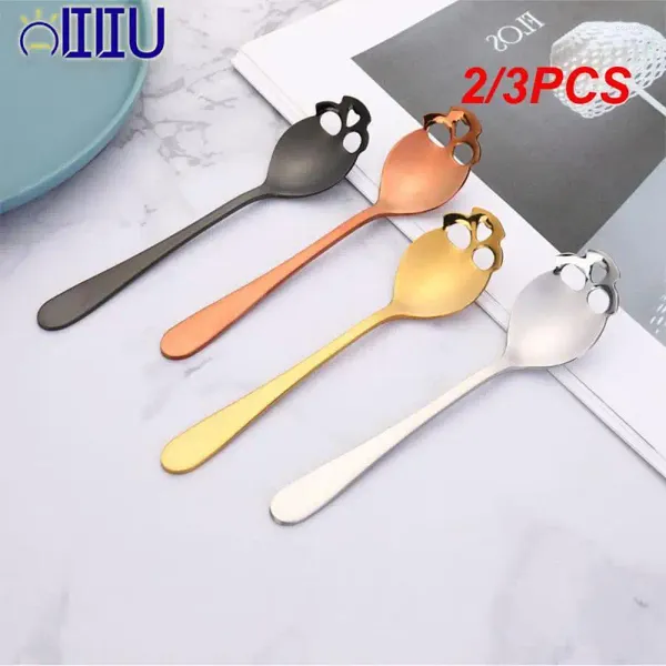 Кофе Scoops 2/3pcs Вес: 25 г десерта ложки маленькие и портативные аксессуары для вечеринок Высококачественный размер из нержавеющей стали: 15,1 3.4 0,25см