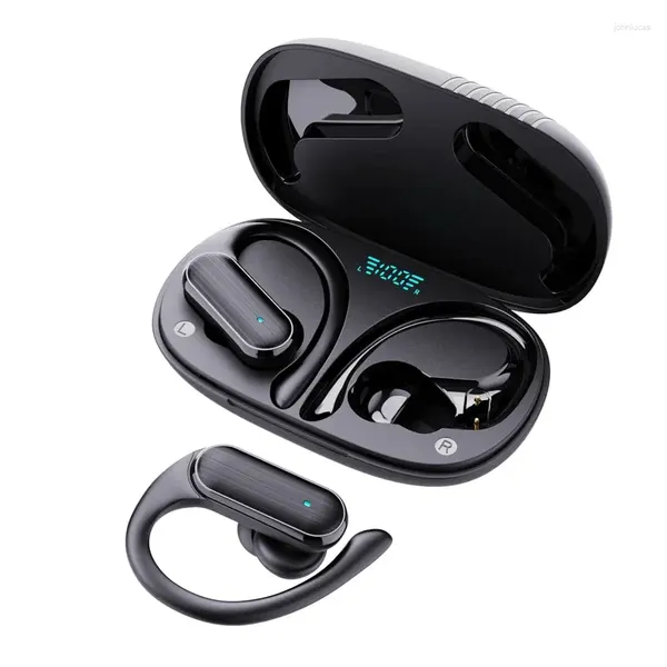 Wireless Bluetooth Headset HD Qualidade de som universal Universal Touch Light Mini altos tampões para os ouvidos anti-Sweat