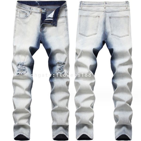 Herren Jeans Herren trendy Cross Border Rorted Jeans 2024 New Jeans Herren -Ablauf Jeans -Designer Denim Pants Designer Jeans Herren Designer XS Jeans Herren Jeans