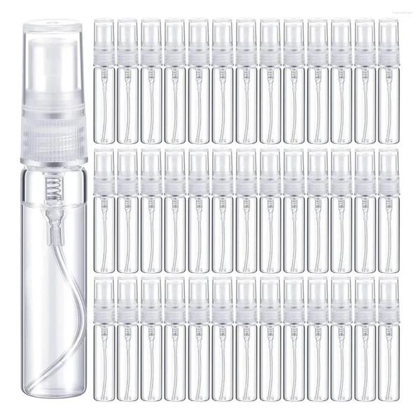 Bottiglie di stoccaggio 20pcs 2ml - Mini Mini Refumo Riutilizzabile Bottiglia di vetro Veroga Atomizzatore a spruzzo Vuoto Contenitore di imballaggio cosmetico