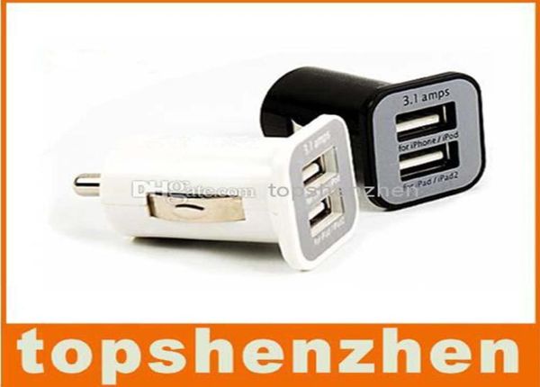 31a Carregador de carro Dual USB 2 Porto Veículo portátil Adaptador de carregamento de energia automática para huawei lg iphone 5 5s 5 7 9 10 11 para Samsung S29857571