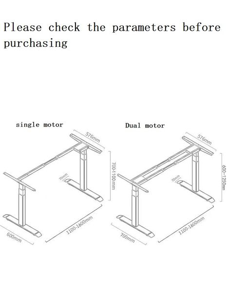 Elektrischer Stand -up -Schreibtisch Hebedesschreiber Rahmenhöhe Einstellbarer Standschktor Ergonomische Speichersteuerung Home Office Sit Stand Desk