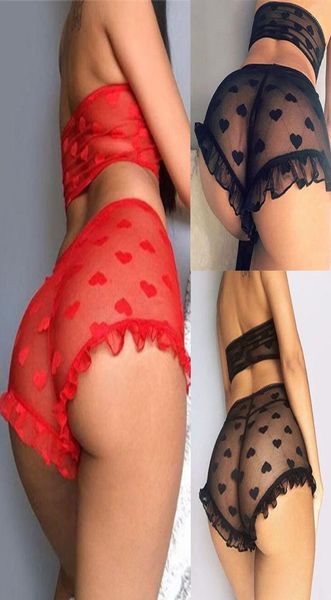 Sexy Dessous für Damen, Spitze, Nachtwäsche-Sets, Damen-Versuchungsunterwäsche, durchsichtige Nachtwäsche, Drei-Punkt-Dessous-Sets 0507219734525