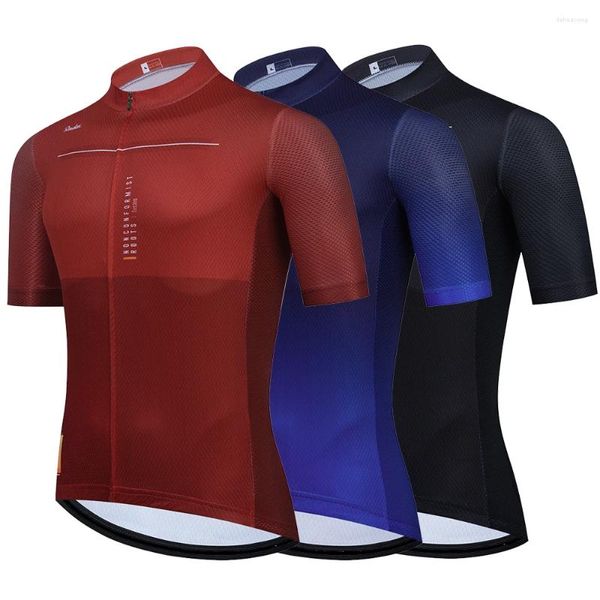 Rennjacken Raudax Gradient Blue Patchwork Manschetten Sommer kurzärmelig atmungsaktives schnelles Trocknen Radfahren Top Road Bike Mountain