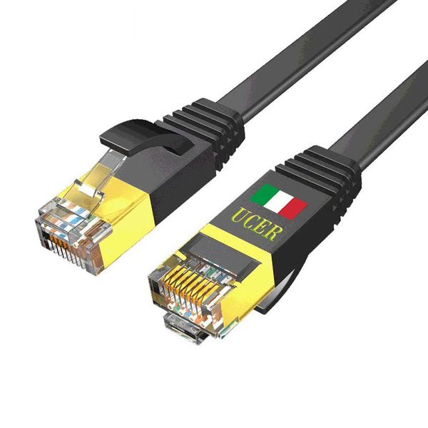 Сетевые кабельные разъемы Ucer Ethernet LAN SFTP Round RJ45 для модема маршрутизатора модемом ПК Компьютеры сделки с сетью коммуникации OTYS6