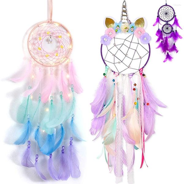 Figurine decorative Dream Catcher Chimes Decor decorazioni da parete Casa Craft Ornament Decortivate a mano per soggiorno per la camera da letto