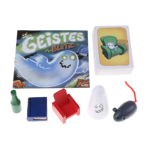 Neue sehr beliebte Family Party Indoor Games GEIMENES Blitz 1 2 3 4 Ghost Geistesblitz 5 VOR 12 Spooky Doo Brettspiel