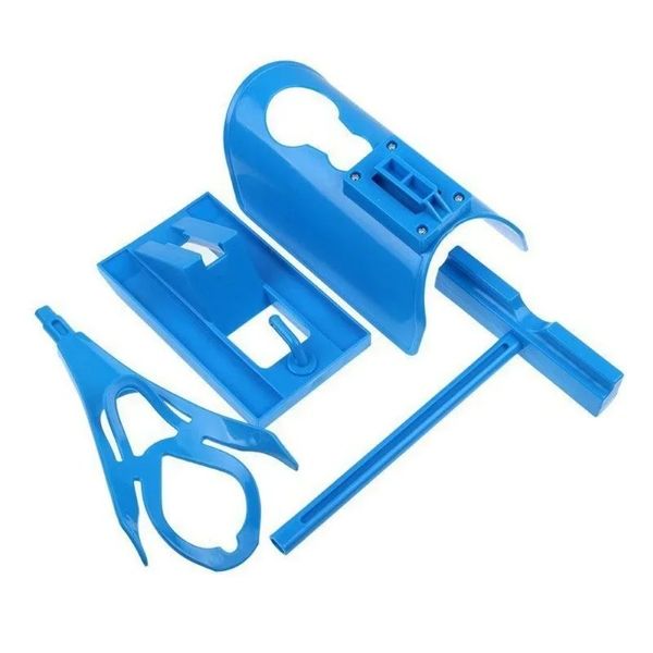 2024 1PC Sock Slider Aid Blue Helper Kit помогает посадить носки без изгибающегося рога обуви, подходящего для носков для носков.