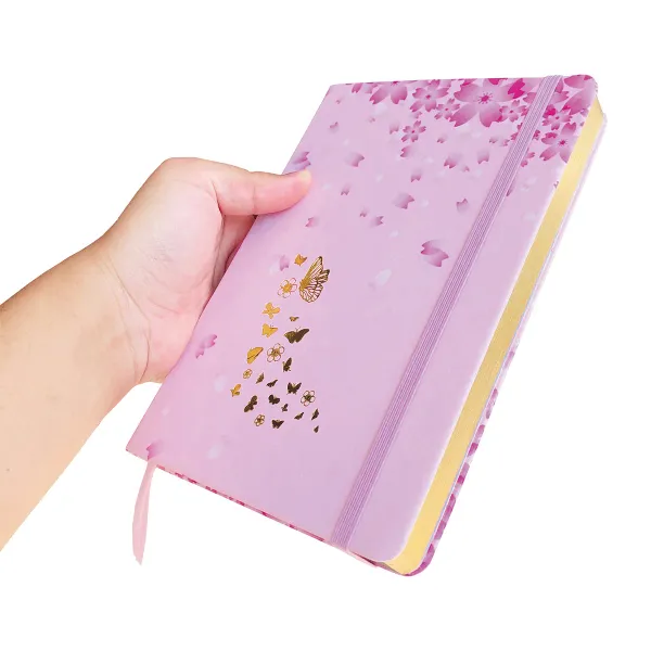 Notebooks Sakura A5 Bullet Dot Grid Journal Dotted Notebook Gold Edge 160gsm Papel de bambu 5*5mm Dotgrid 160 páginas