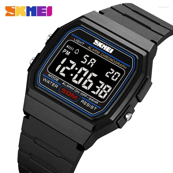 Нарученные часы Skmei 2042 Chrono Date Week Мужские военные часы Reloj Hombre Digital Sport Watch Mens Outdoors 5bar Waterprostry