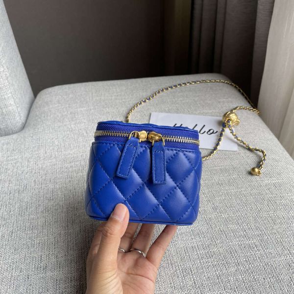 bolsa crossbody bag super mini vento bola dourada bola ovelha de pele canal canalizações bocal saco de lingge saco de couro crossbody saco de couro