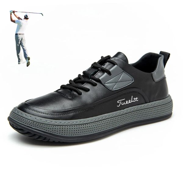 Scarpe da golf da golf scarpe da marca scarpe in pelle ammortizzatore impermeabile ad alto contenuto di sneaker casual sport di alto livello