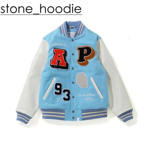 Bapestar Hoodie Mens Designer Jackets Giacca varsity Men Donne Baseball Fashi