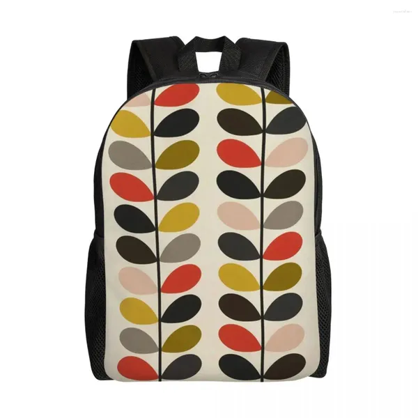 Backpack Orla Kiely Multi STEM Travel Men Women School Laptop Bookbag Flowers Floral Abstract College Student Daypack Bags