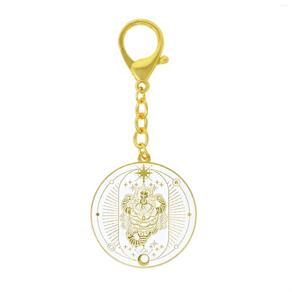 Ganchos Feng Shui Anti-Bad-Intentions Talisman Good Fortune Keychain