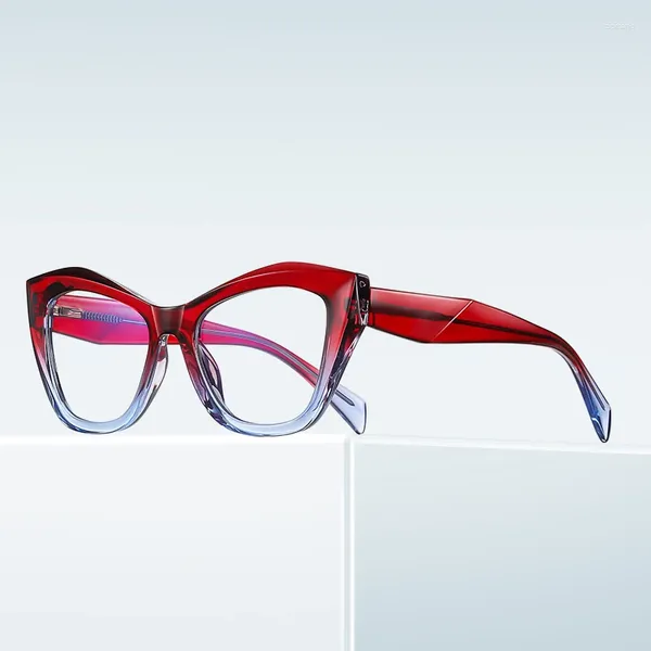 Güneş Gözlüğü Doisyer Moda Optik Çerçeve Gözlükler Kadınlar için TR90 Kedi Göz Bilgisayar Mavi Işık Engelleme Gözlükleri Özel Logo