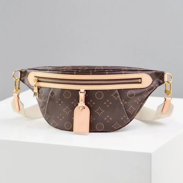 Designer Mini Bumbag M82335 M82208 Männer Luxurys Ledergürtel Umhängetaschen Damen Fanny Pack Tote Chest -Taschen Modekettenbodus Crossbody Pochette Clutch Bum Bags