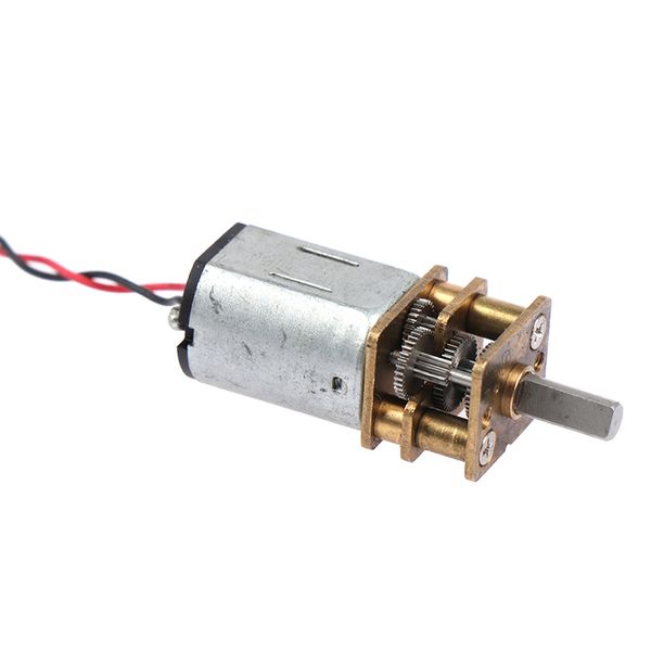 1pc Micro Mini N20 Motore ingranaggio DC 3V-6V 5V 28RPM 40 giri / min 60 giri / min 300 giri / min a velocità full-metal ridotto di cambio motore elettrico giocattolo fai-da-te