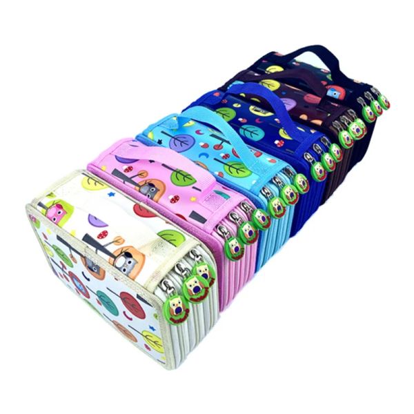 Casos Penal Kawaii para Lápis de Volta à Escola Case Big 32 52 72 Slots Caixa de caneta Cute Pencilcase Large Girls Meninos Meninos Bolsa de Bolsa de Bolsa