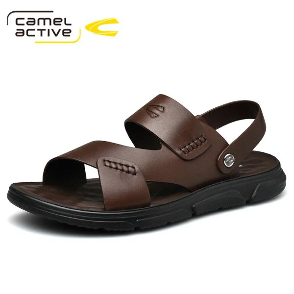 Sandalet deve aktif 2021 yeni gelen yaz sandalet erkek ayakkabı kalite rahat erkekler sandalet moda tasarım sırdeller sandalet ayakkabı