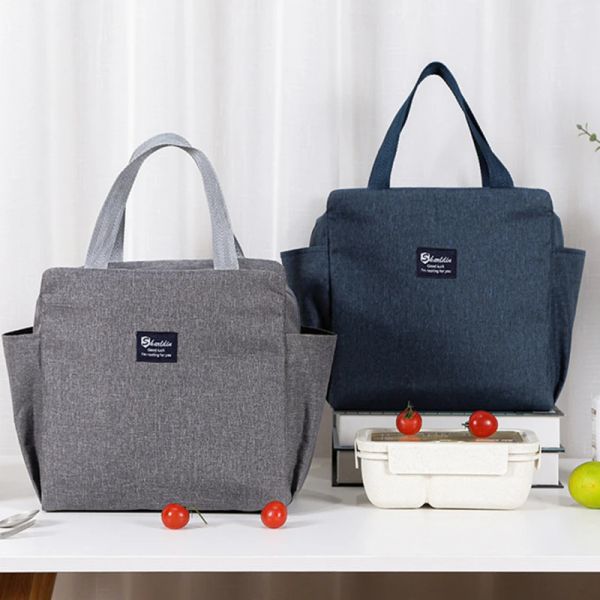 Bolsa de resfriador de grande capacidade Oxford Zipper portátil Lunches quentes para homens e mulheres lancheiras Picnic Sacos de comida 2024