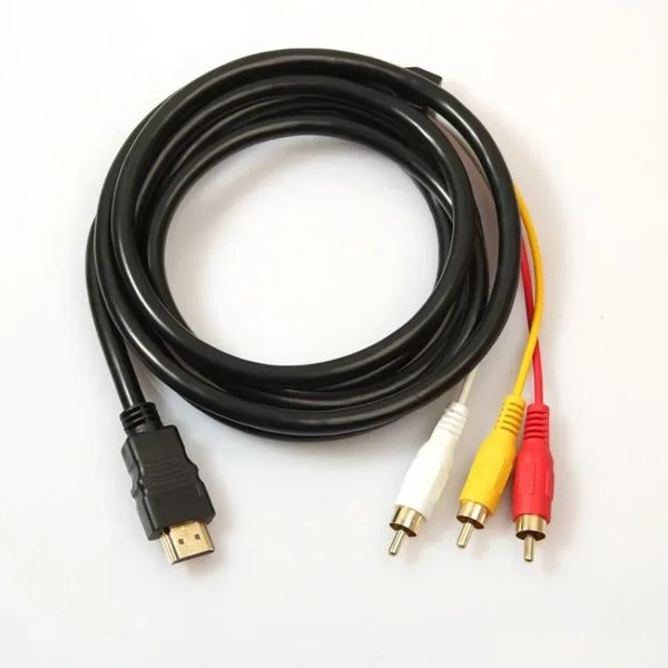 5-футовой компонент Video Audio Componter AV Adapter Cable HDTV Полезный HDMI-совместимый с RCA