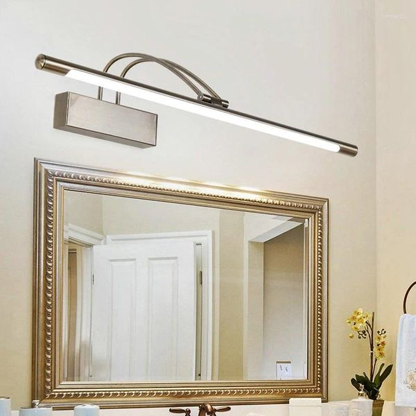 Настенная лампа зеркальный свет светодиодный тщеславие водонепроницаемость современный шкаф для ванной