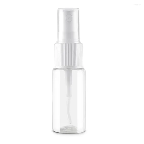 Speicherflaschen 10pcs 20 ml Clear White Spray Leer 4 Unzen mit feiner Nebelspritzpumpe für ätherisches Öl