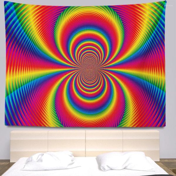 Arazzi astratti Big Cloth Arazzo Bohemia Hippie Home Decoration Bed Linen Curtain Support Personalization