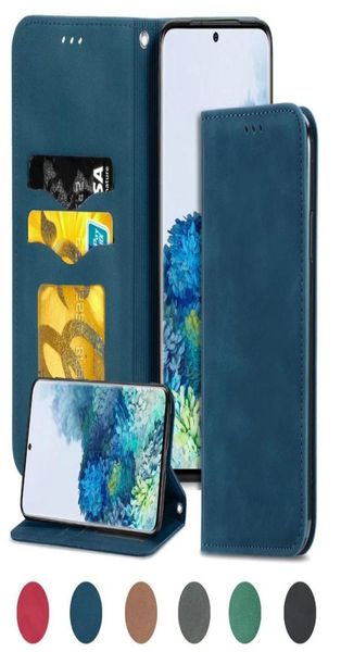 Premium PU Leder -Brieftaschenhüllen mit Kickstand und Flip -Abdeckung für Samsung Galaxy S20 Ultra S10 5G S10E S20 Plus S20 Fe S8 S9 Note 8309697