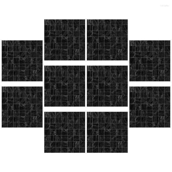 Hintergrundbilder 10 Stcs Mosaikfliesenaufkleber Küche Backsplash Tiles DIY Heckklappe Home Decor Square für PVC Pool