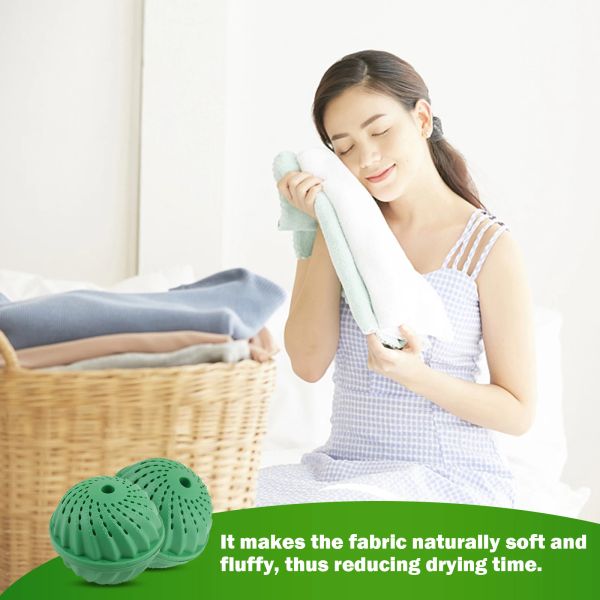1-6pcs Ballo di lavaggio eco-compatibile-lavatrice non chimica Detergente per lavanderia Eco-palla