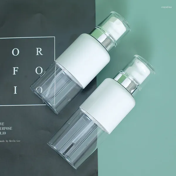 Garrafas de armazenamento yuxi manga de ombro fino névoa de spray garrafa eletroplatou frascos de cosméticos plásticos