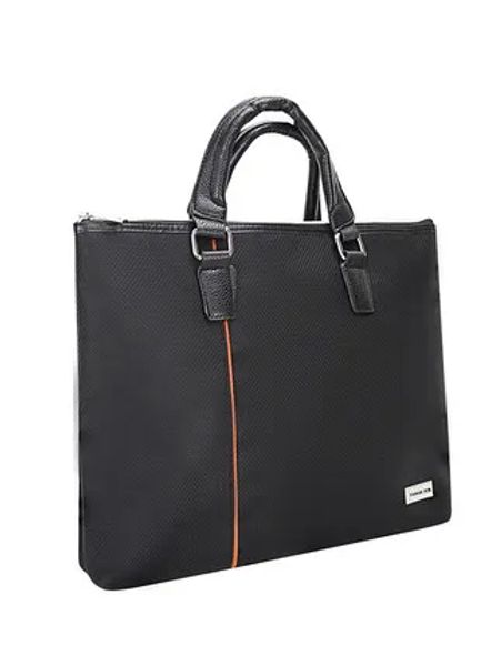 Klasör moda iş belgesi çantası bilgisayar evrak çantası fermuarlı çanta a4 dosya çantası kadınlar için su geçirmez dava